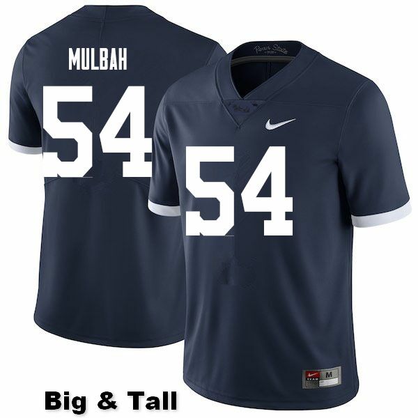 NCAA Nike Men's Penn State Nittany Lions Fatorma Mulbah #54 College Football Authentic Throwback Big & Tall Navy Stitched Jersey GCN6198WX